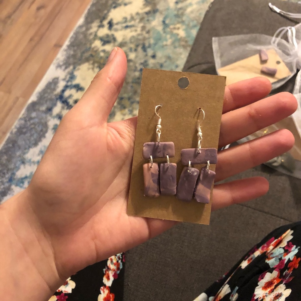 Dangle bar earrings!